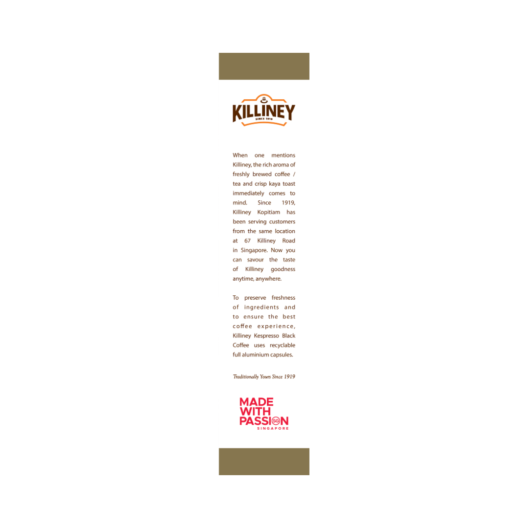 Killiney Kespresso Black Coffee (Nespresso Compatible Coffee Capsule Pods)