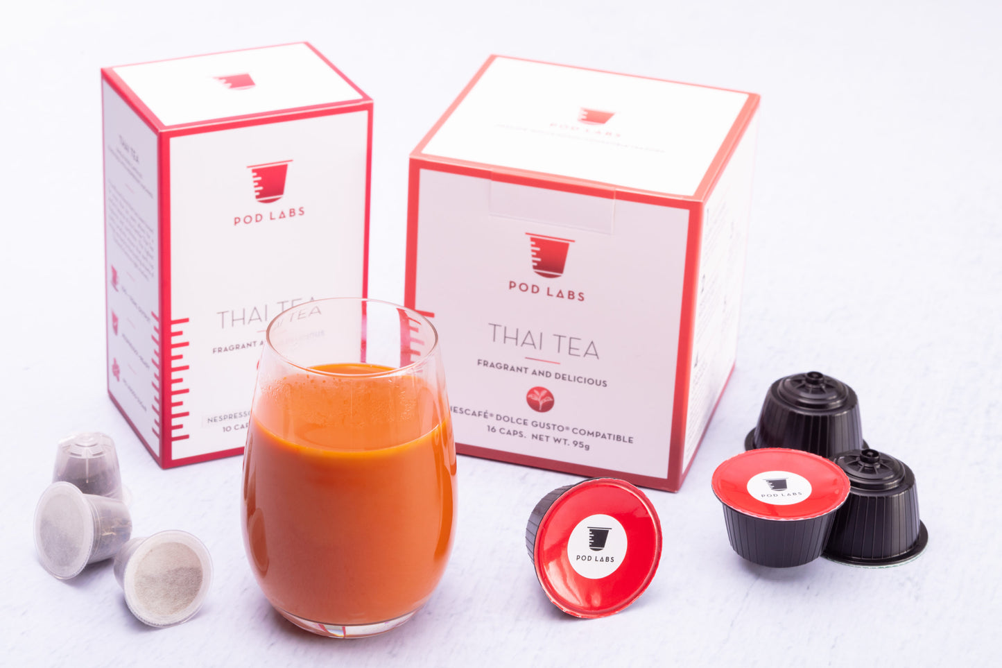 Pod Labs Nespresso Compatible Thai Tea (10 Capsules) EXP:04APR2026