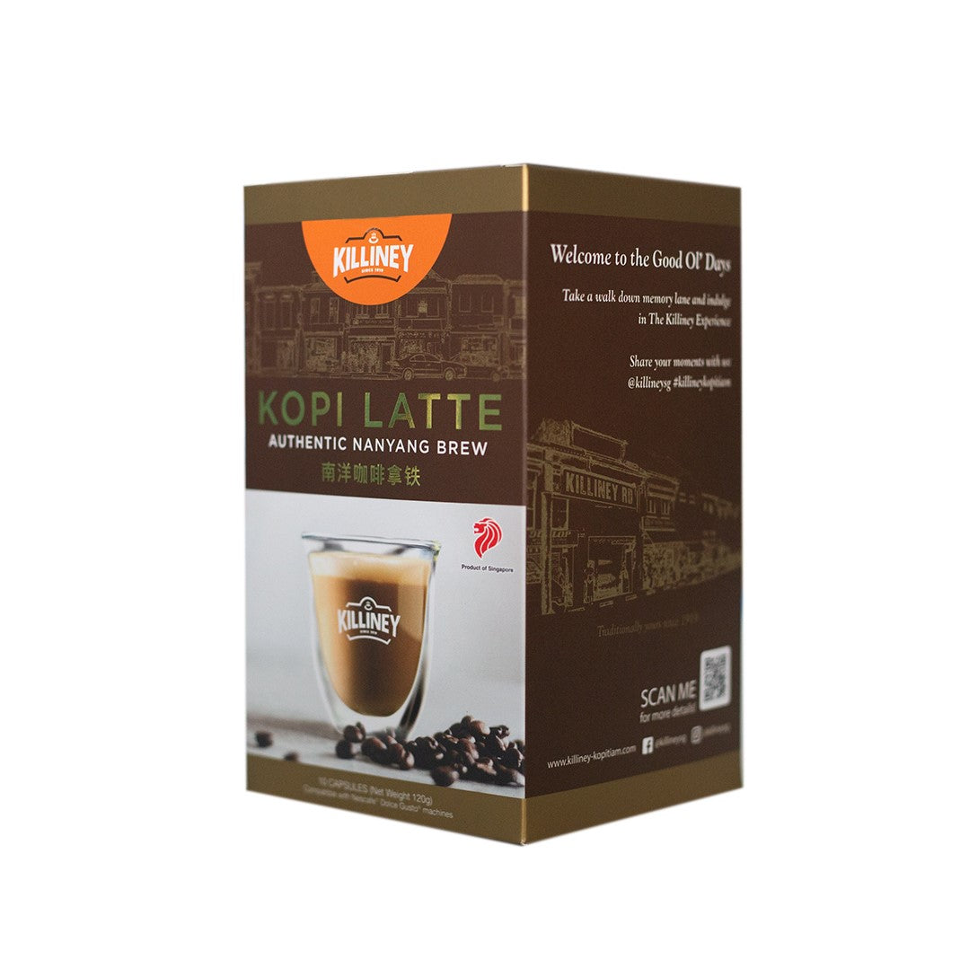 Killiney Kopi & Teh Latte Duo Bundle (Dolce Gusto Compatible Capsule Pods)