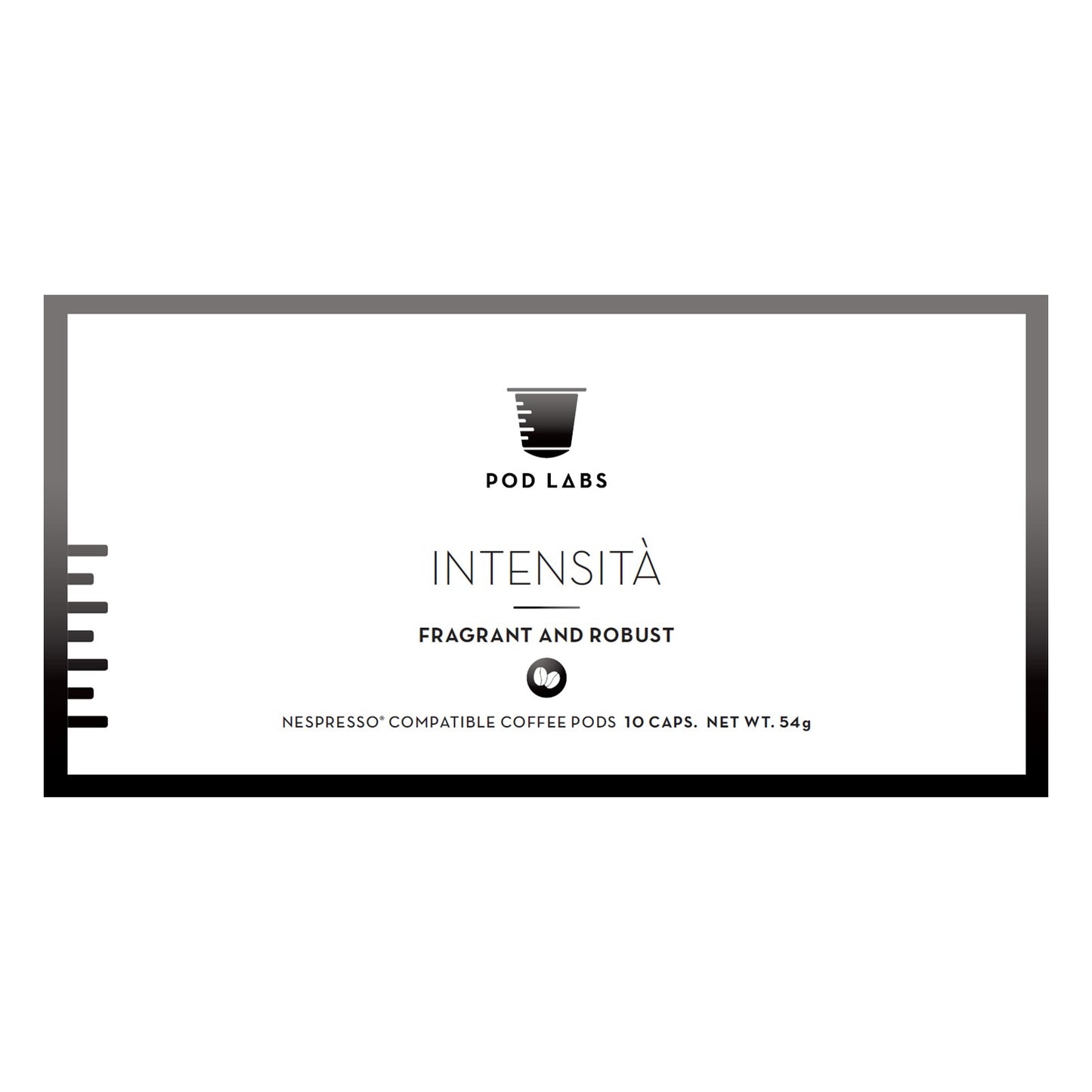 Pod Labs Nespresso Compatible Intensità (10 Capsules)
