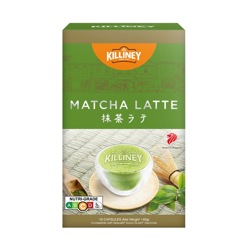 Killiney Matcha Latte (Dolce Gusto Compatible Capsule Pods) EXP:31 Dec 2025