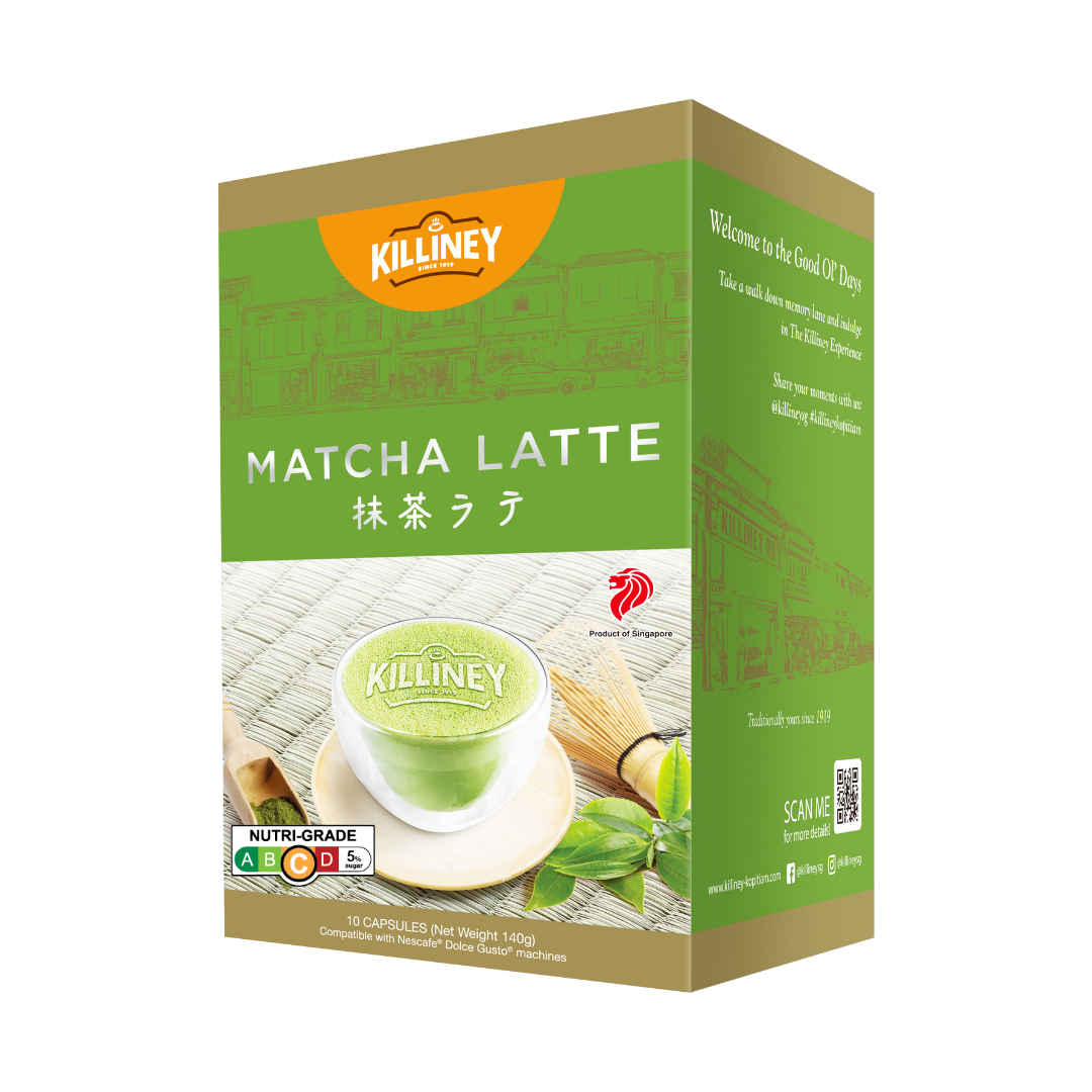 Killiney Matcha Latte (Dolce Gusto Compatible Capsule Pods) EXP:31 Dec 2025