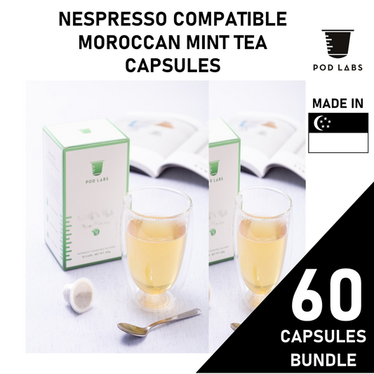 [Bundle of 6 Special] Pod Labs Nespresso Compatible Moroccan Mint Tea Bundle (60 Capsules)