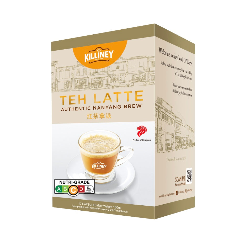 Killiney Teh Latte (Dolce Gusto Compatible Capsule Pods)